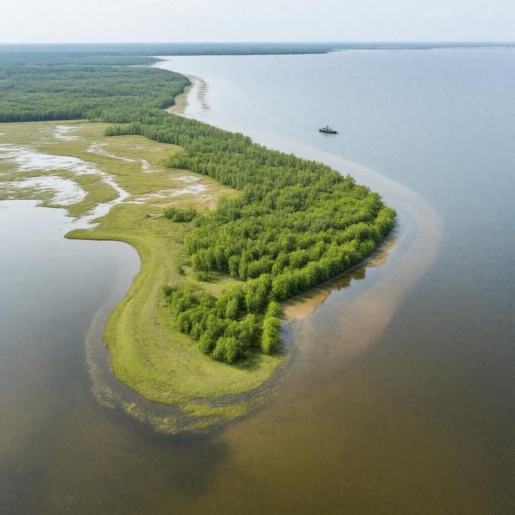 AI-created image of Otter Island