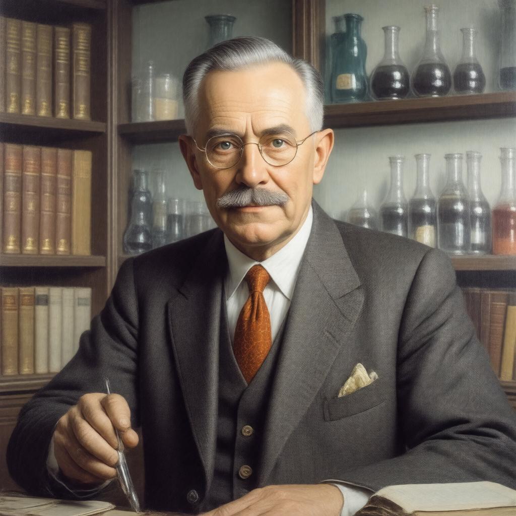 AI-created image of Otto Diels