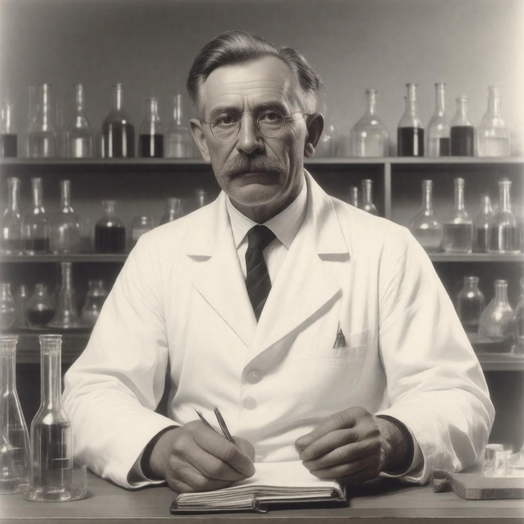 AI-created image of Otto Fritz Meyerhof