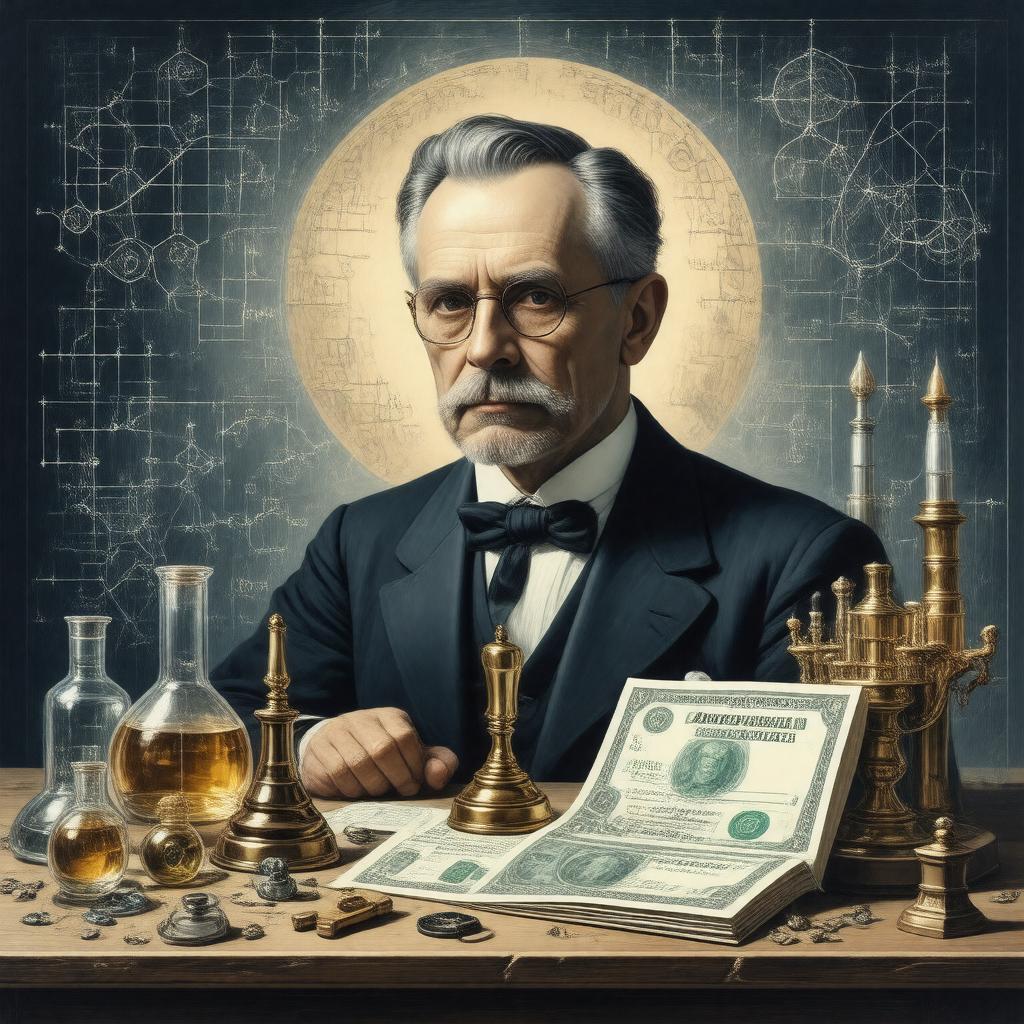 Click to view larger image AI-created image of Otto Hahn Prize