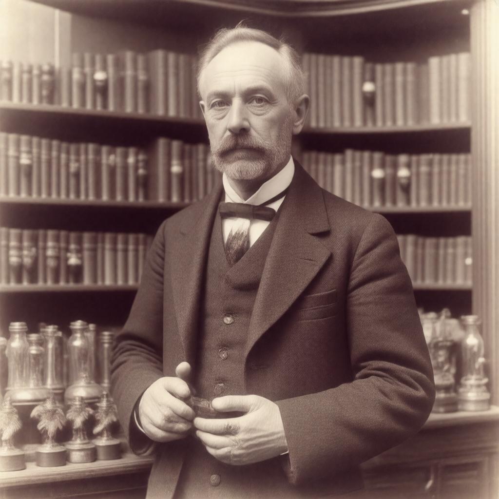 AI-created image of Otto Plath