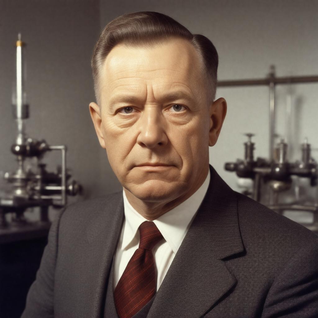 AI-created image of Otto Stern