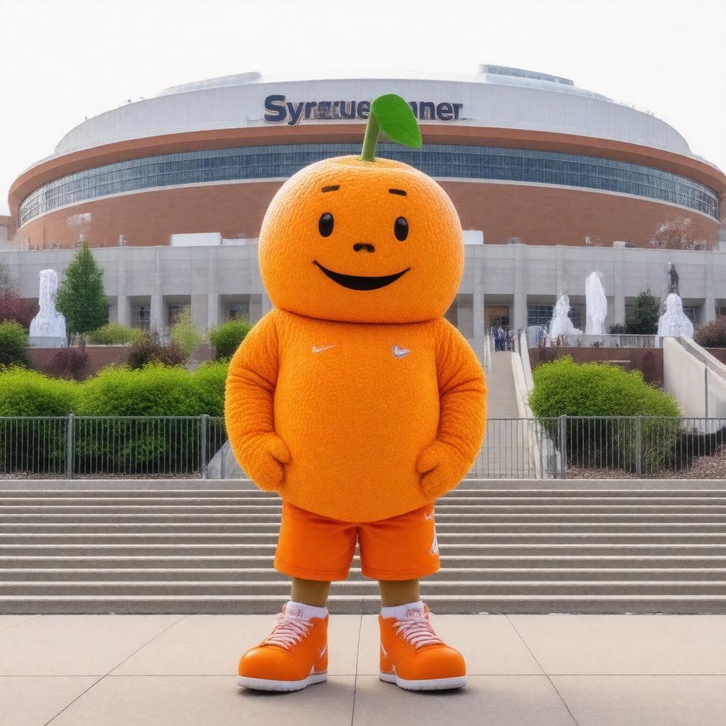 AI-created image of Otto the Orange