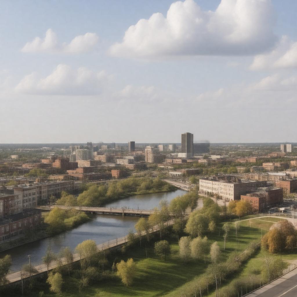 AI-created image of Ottumwa, Iowa, United States