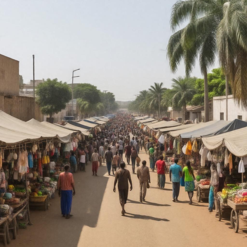 AI-created image of Ouagadougou