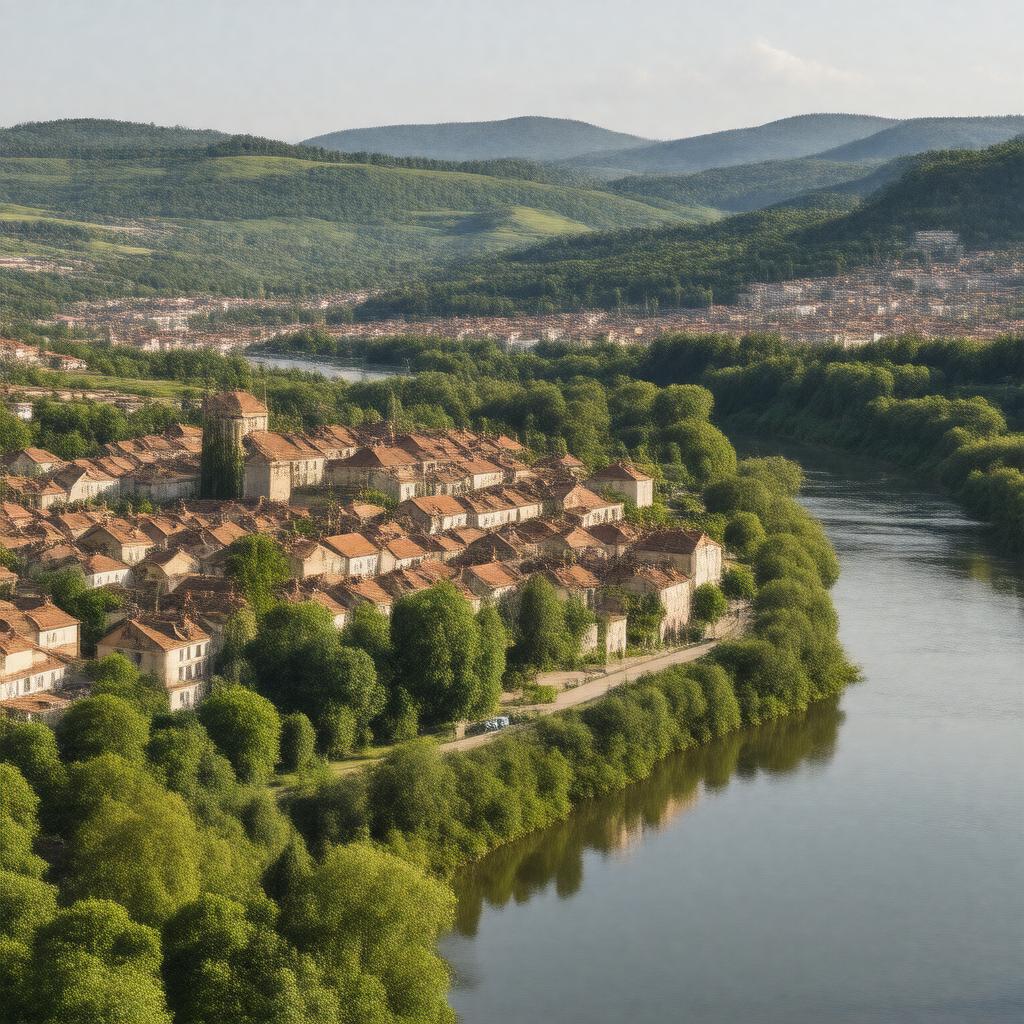 AI-created image of Oullins, France