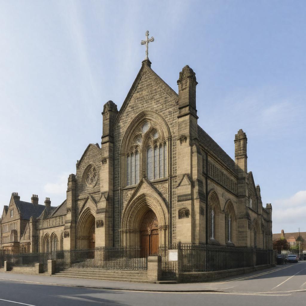 AI-created image of Our Lady Immaculate Church, Chelmsford