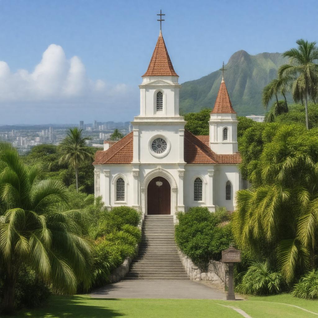 Click to view larger image AI-created image of Our Lady of the Mount