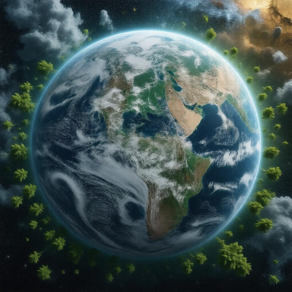 Click to view larger image AI-created image of Our Planet