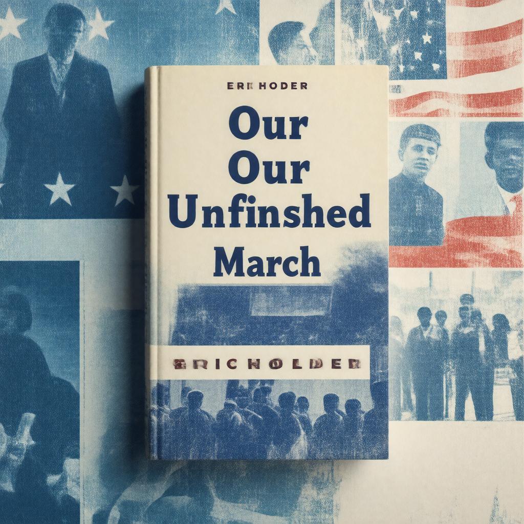 Click to view larger image AI-created image of Our Unfinished March (book)