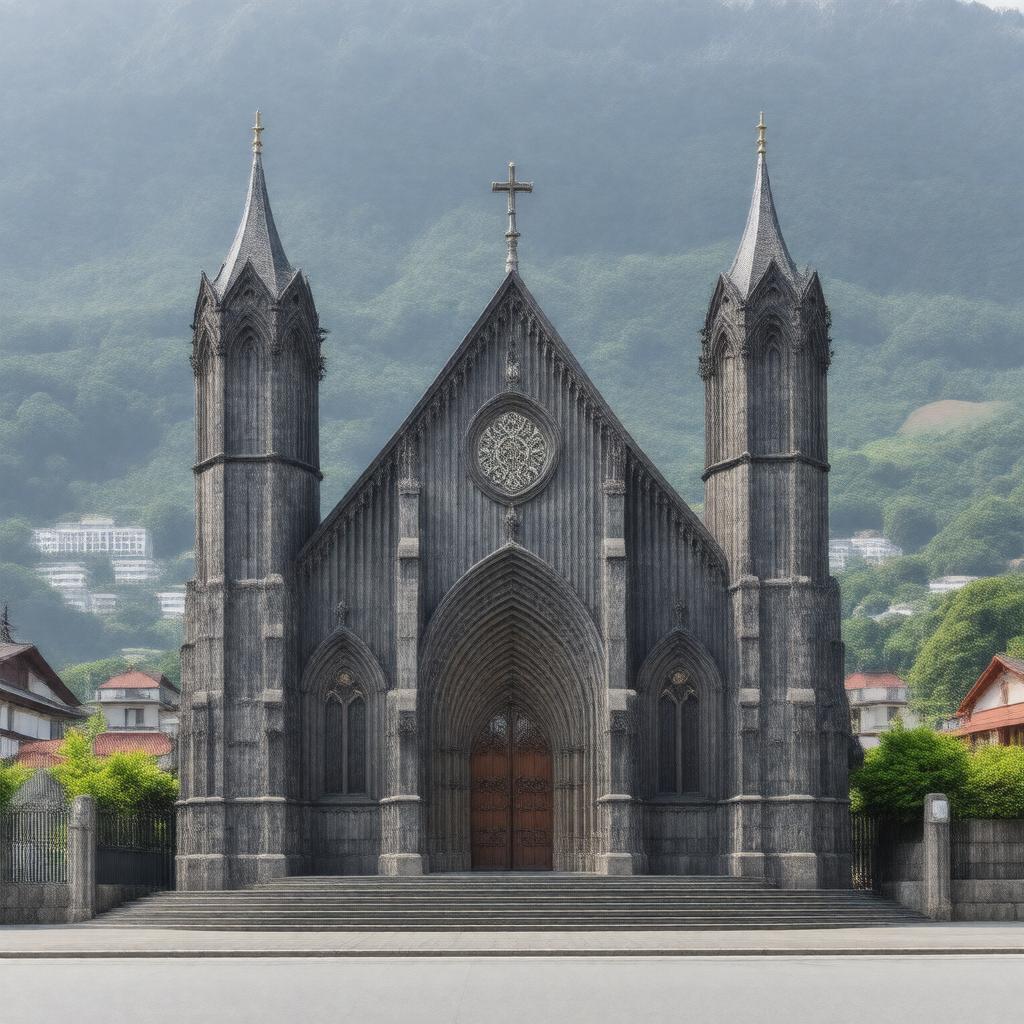 AI-created image of Oura Church