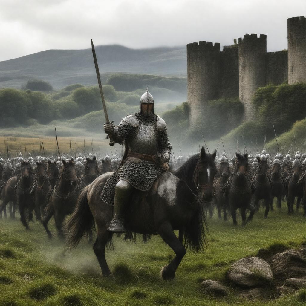 AI-created image of Outlaw King (2018 film)