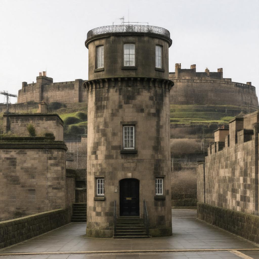 Click to view larger image AI-created image of Outlook Tower, Edinburgh
