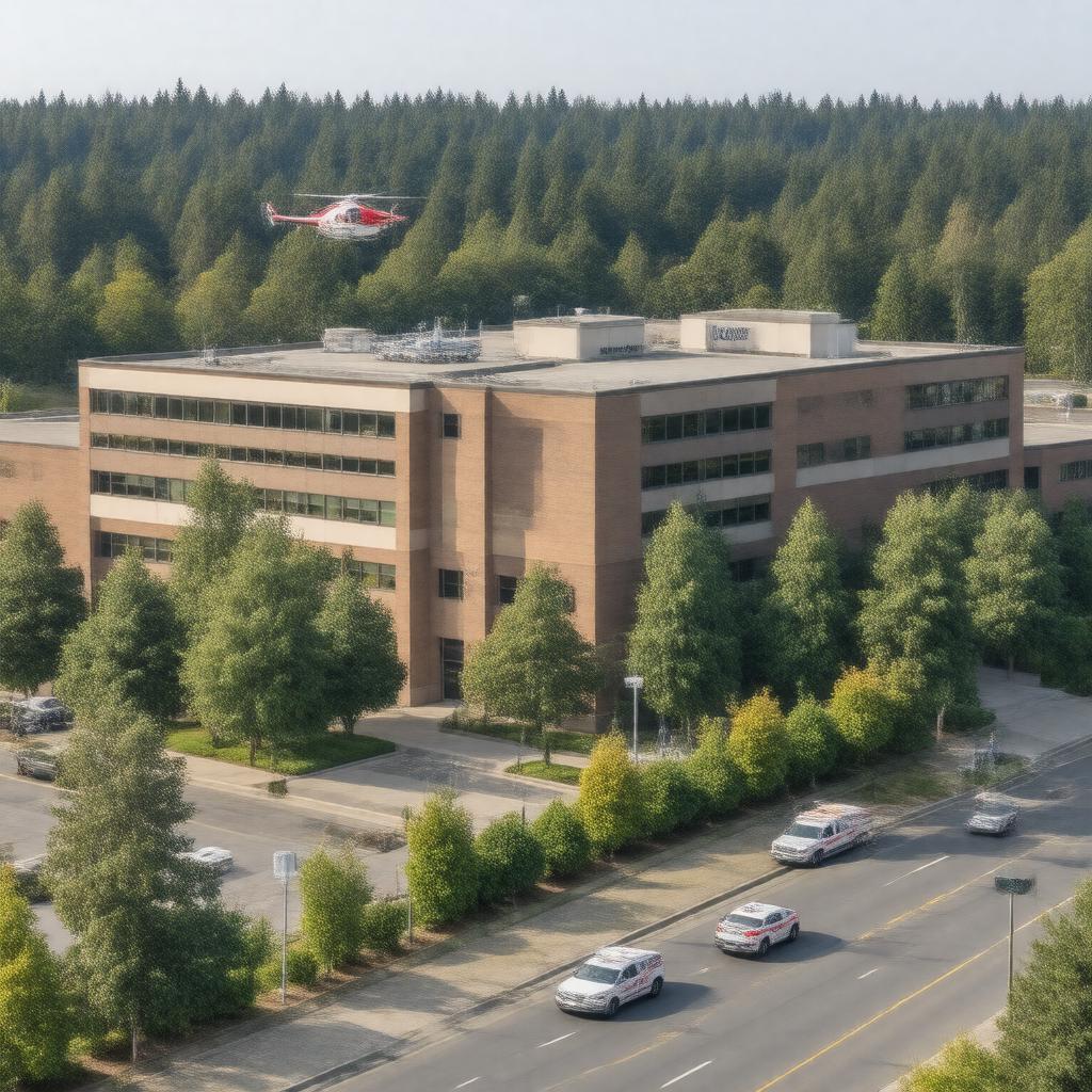 AI-created image of Overlake Hospital Medical Center