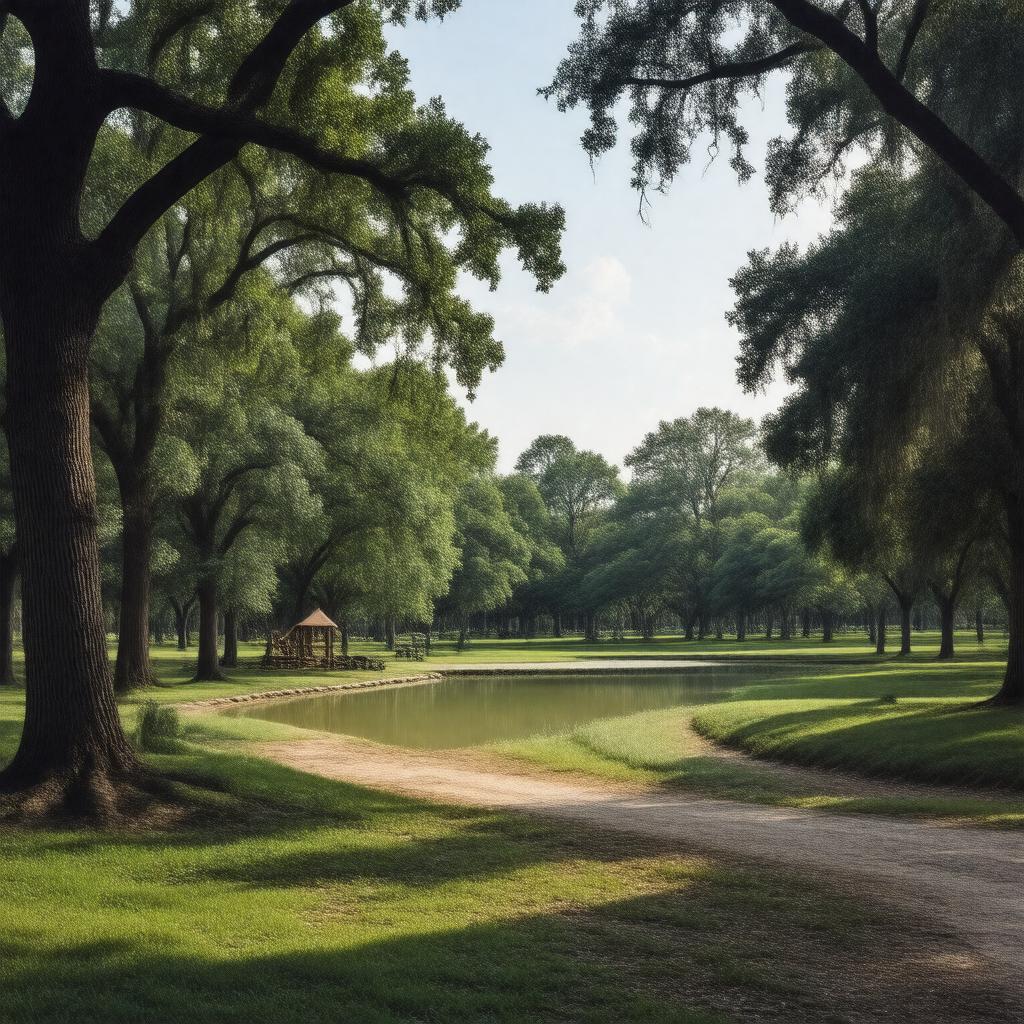 AI-created image of Overton Park