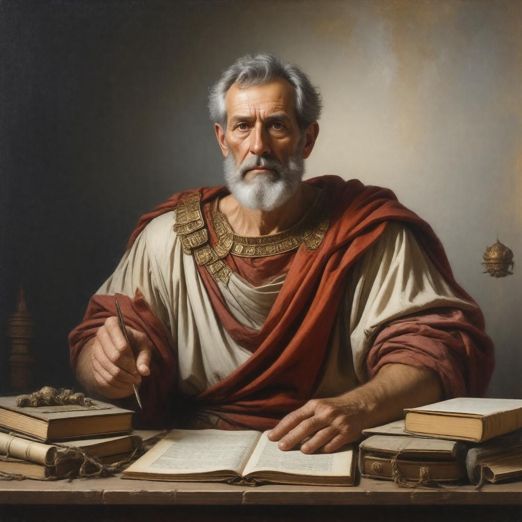 AI-created image of Ovid