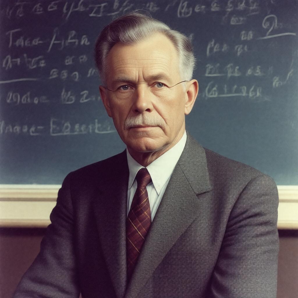 AI-created image of Owen Chamberlain