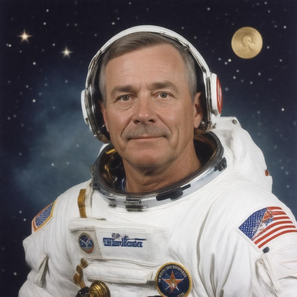 AI-created image of Owen Garriott