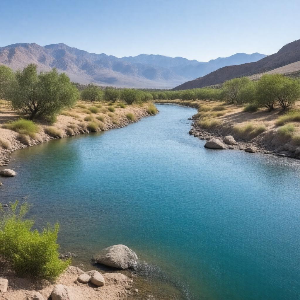 AI-created image of Owyhee River