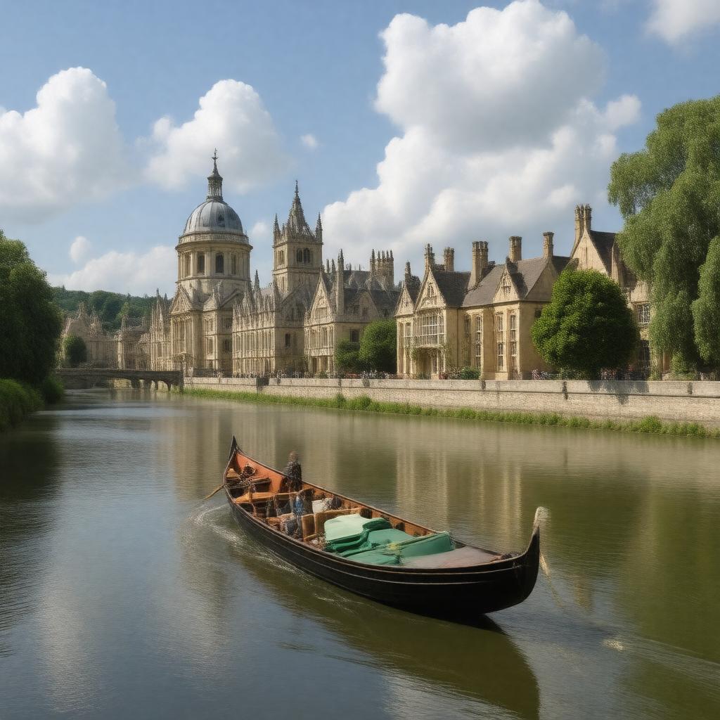 AI-created image of Oxford, England