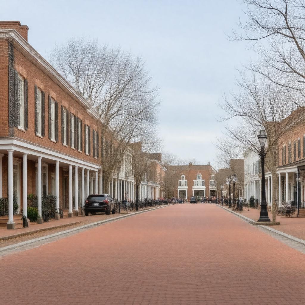 AI-created image of Oxford, Mississippi, United States