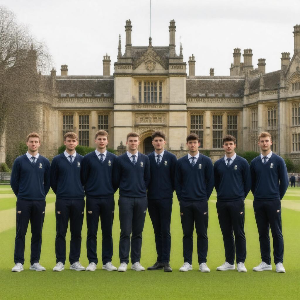 AI-created image of Oxford University Cricket Club