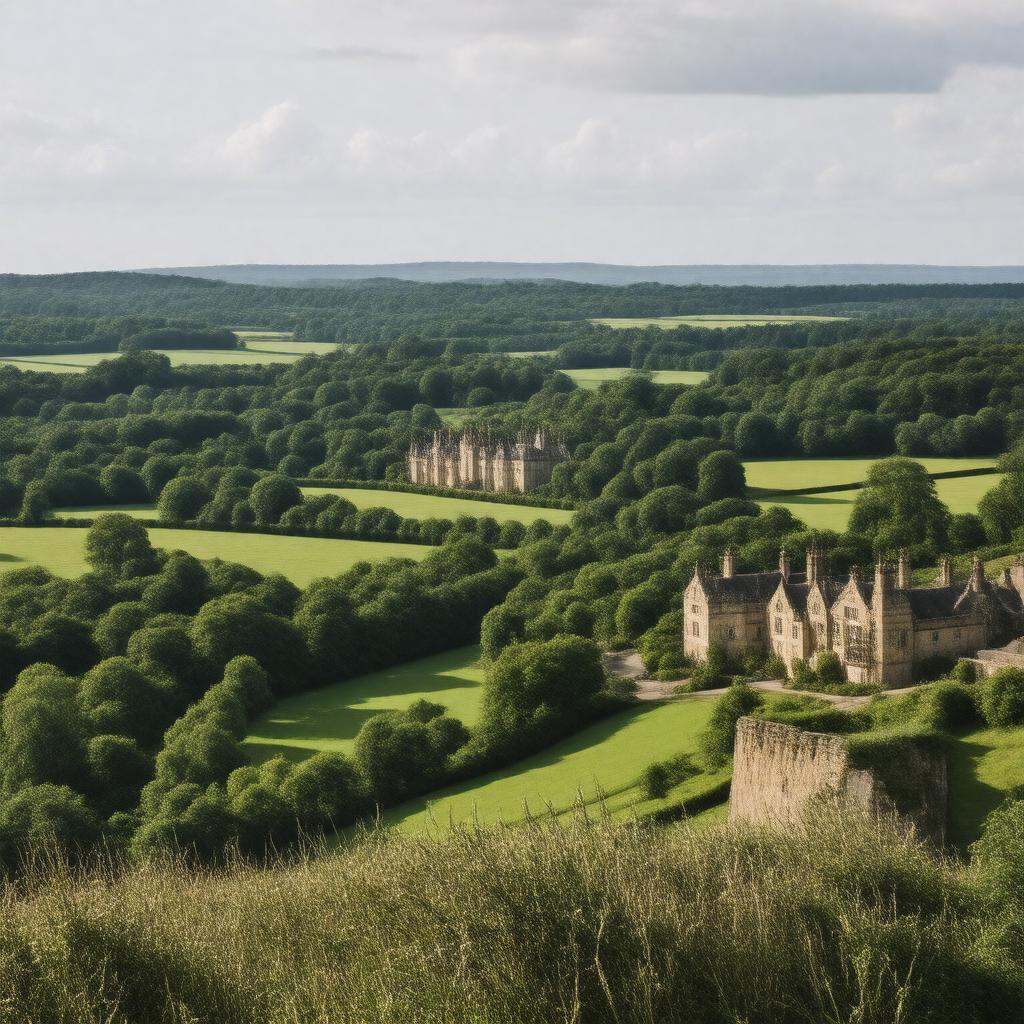 AI-created image of Oxfordshire, England
