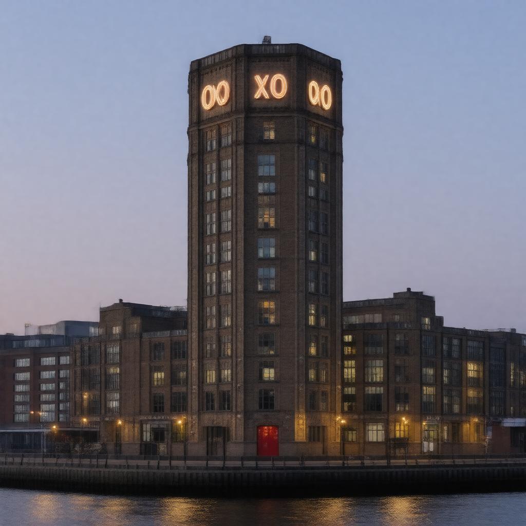 AI-created image of Oxo Tower