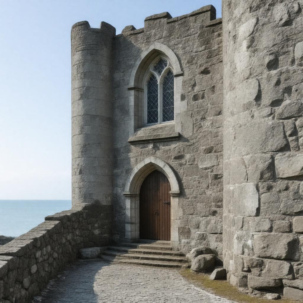 AI-created image of Oystermouth Castle