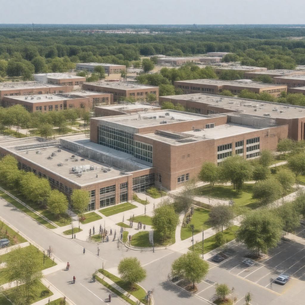 AI-created image of Ozarks Technical Community College