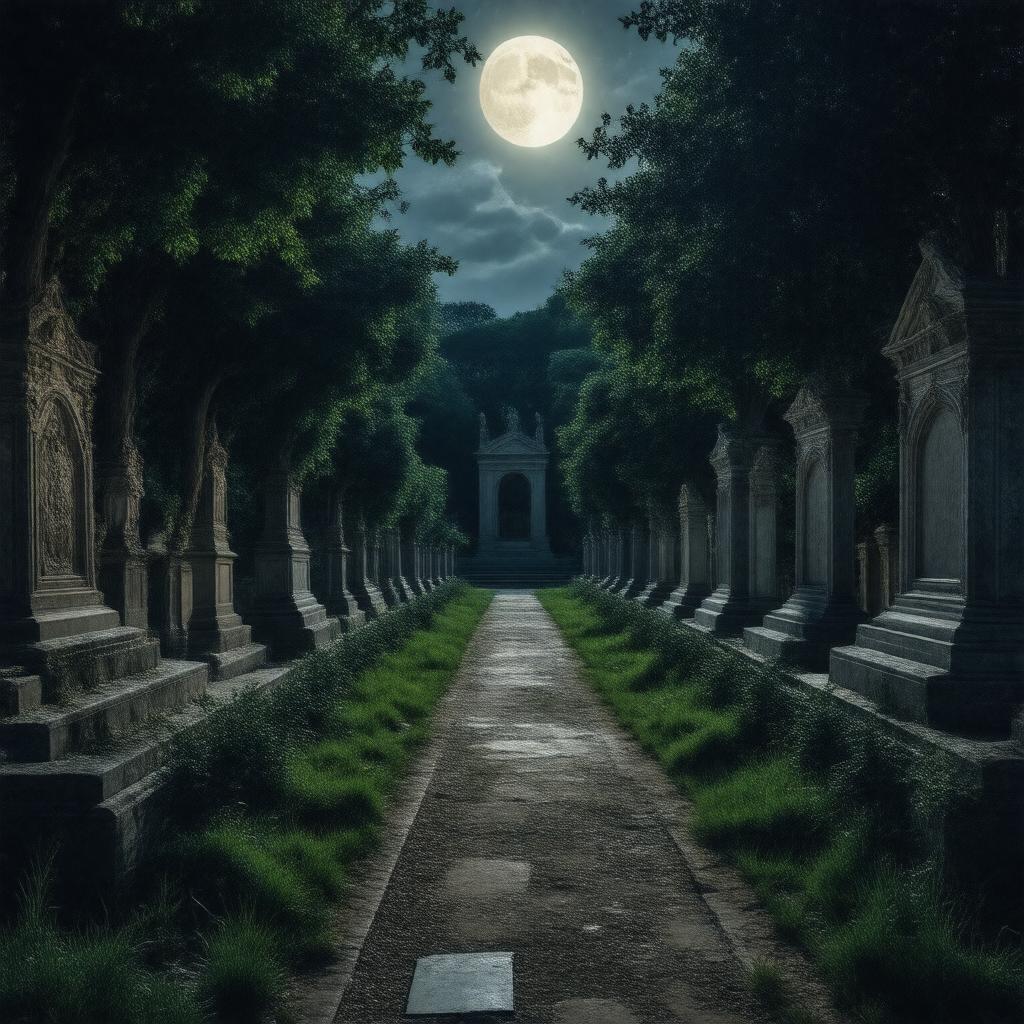 AI-created image of Père Lachaise Cemetery