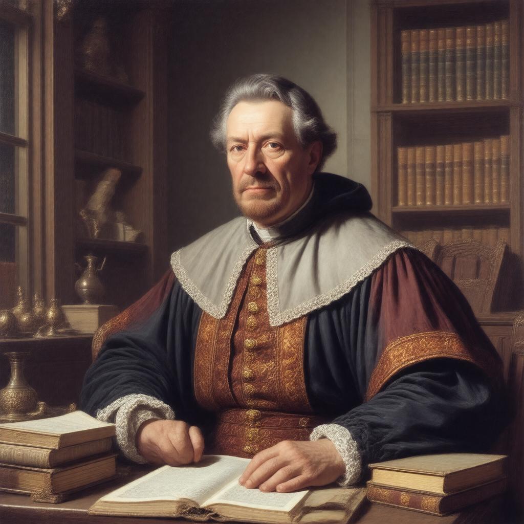 AI-created image of Péter Pázmány