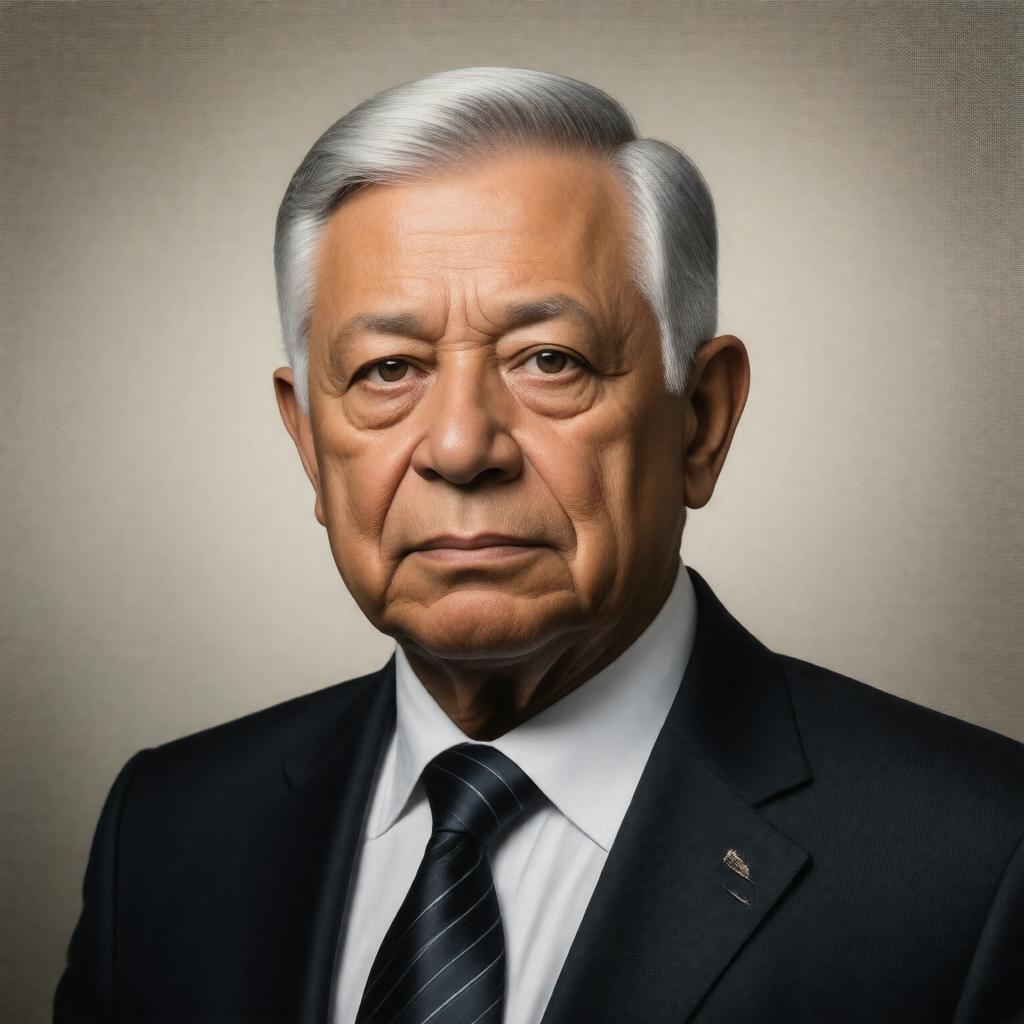 AI-created image of Pío Lorenzo López Obrador