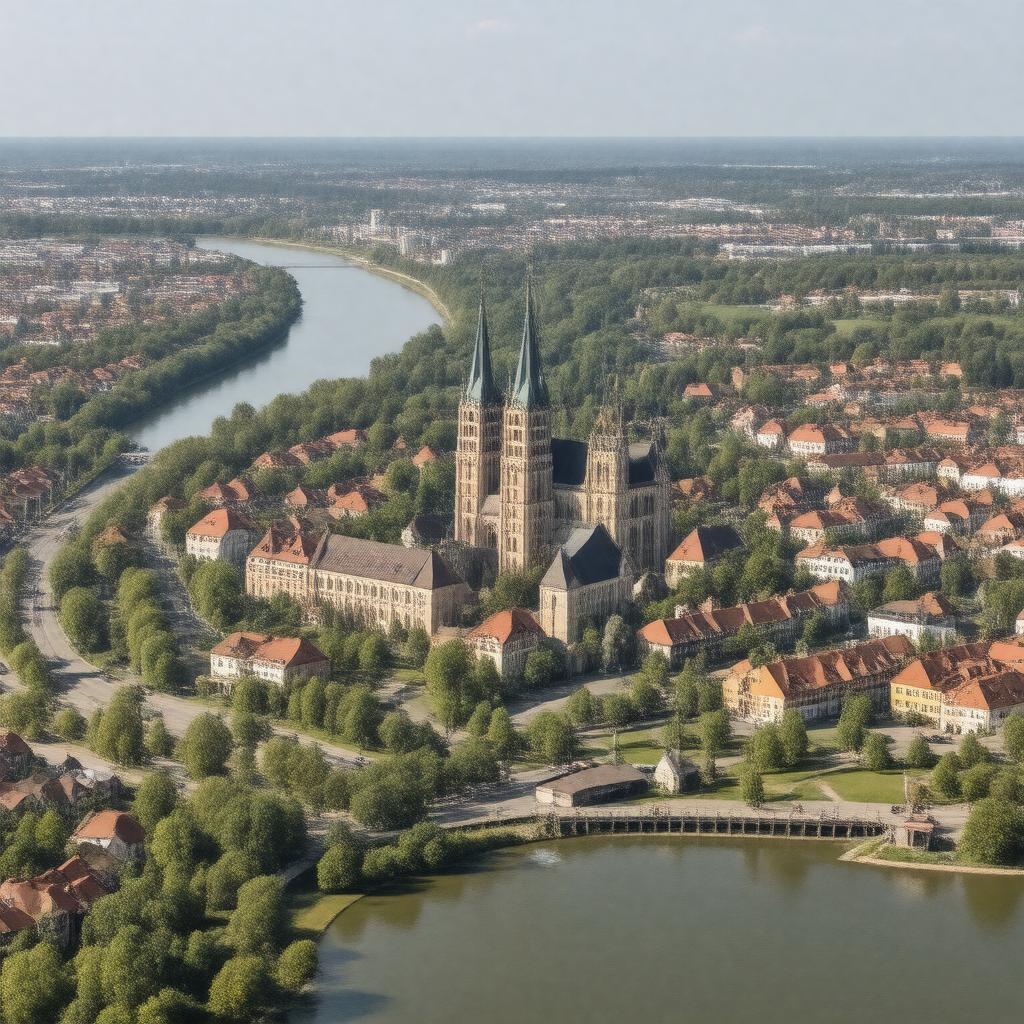 AI-created image of Płock