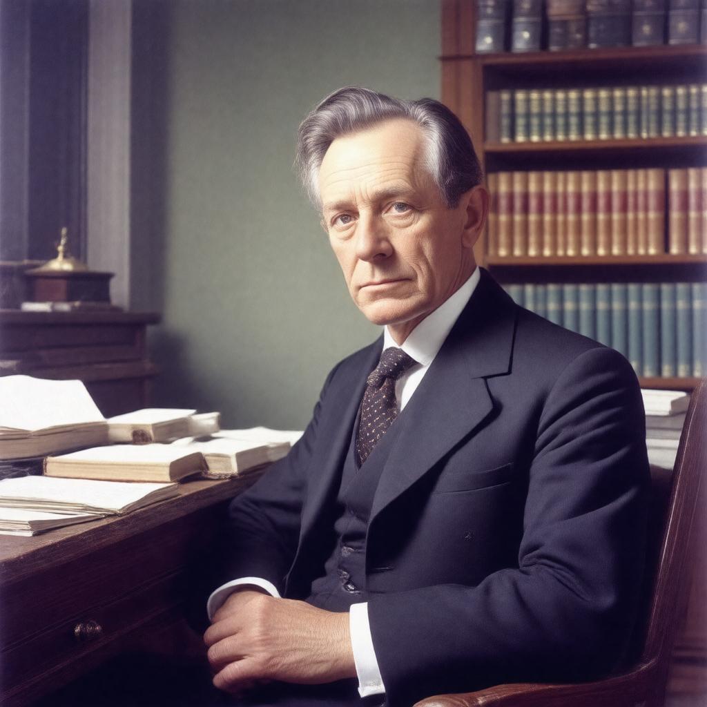 AI-created image of P. F. Strawson