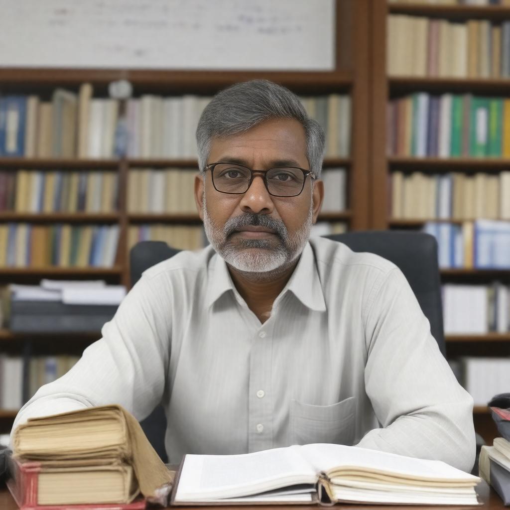 Click to view larger image AI-created image of P. K. Srivastava