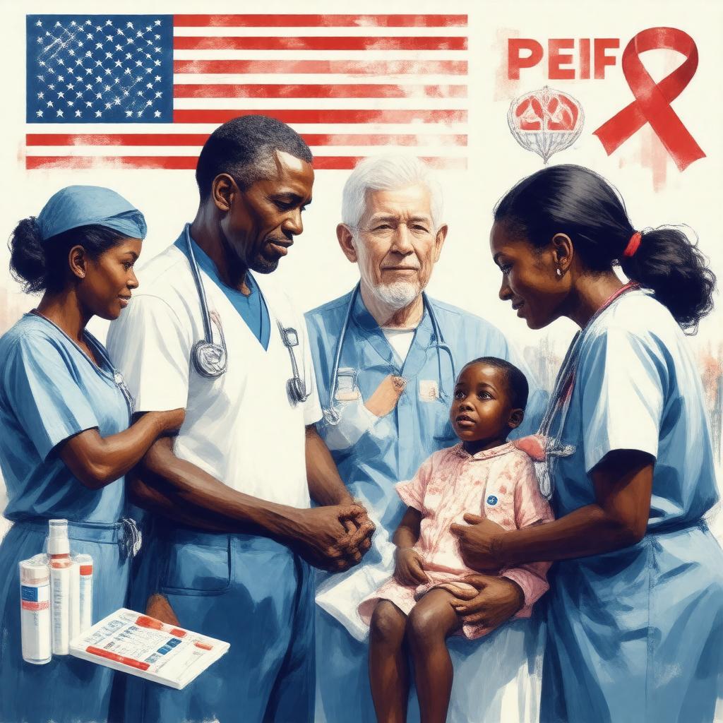 AI-created image of PEPFAR