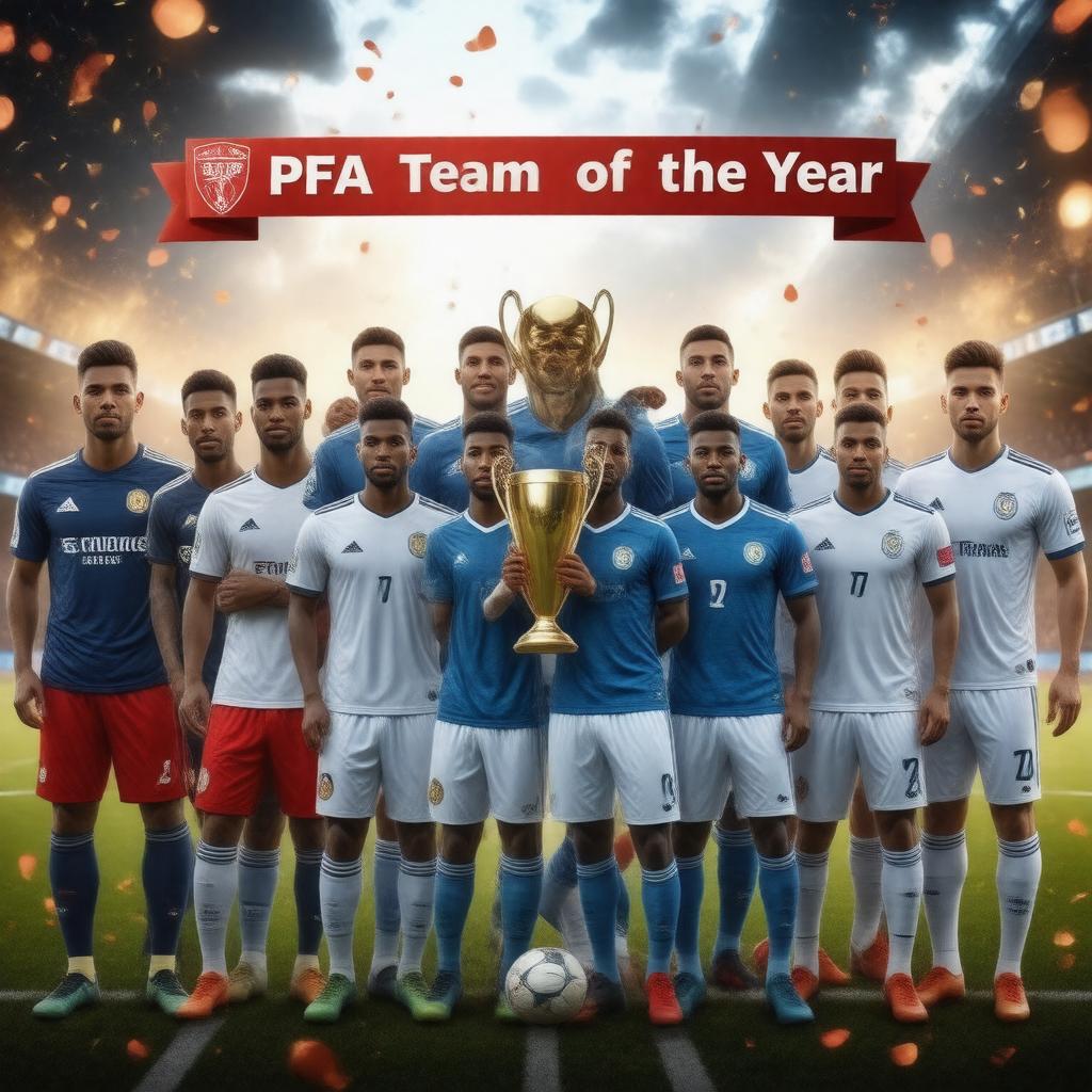 Click to view larger image AI-created image of PFA Team of the Year