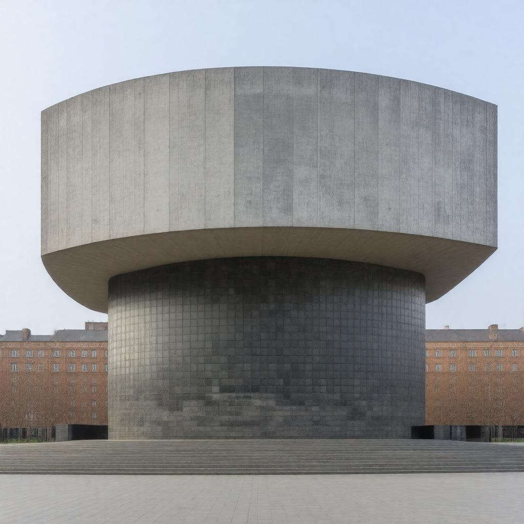 AI-created image of POLIN Museum of the History of Polish Jews