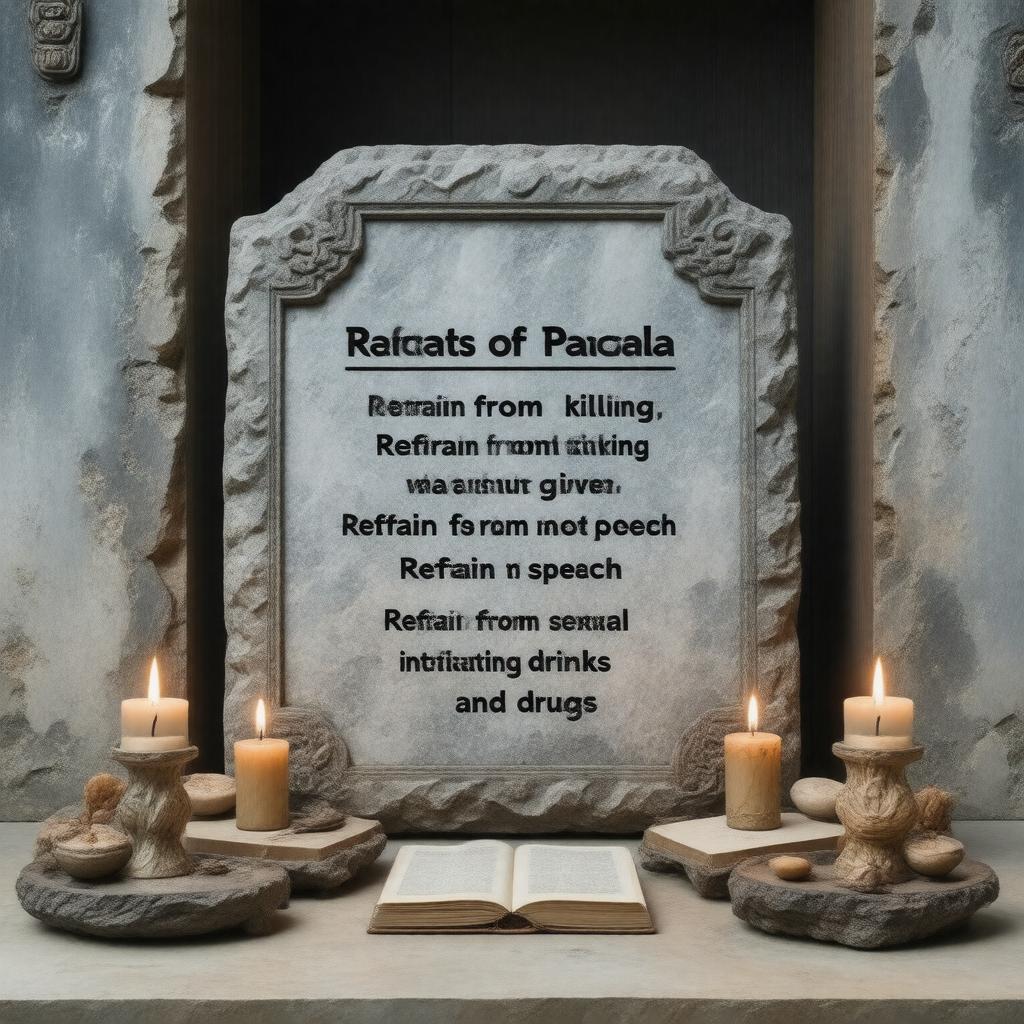 AI-created image of Pañcaśīla