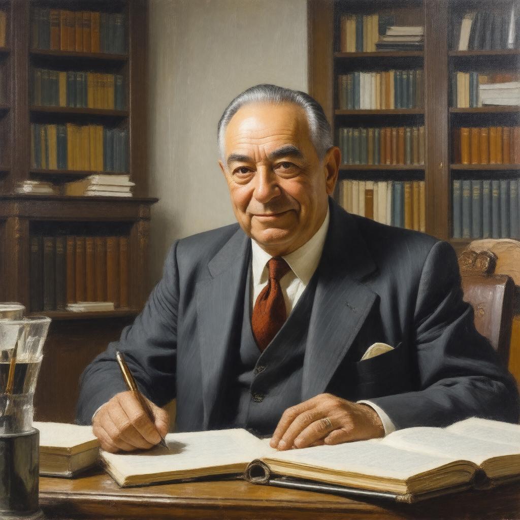 AI-created image of Pablo Neruda