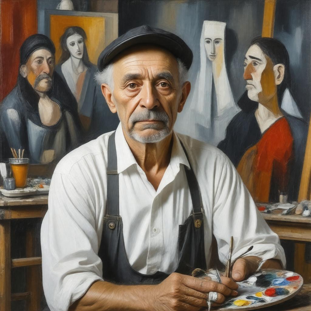 AI-created image of Pablo Picasso