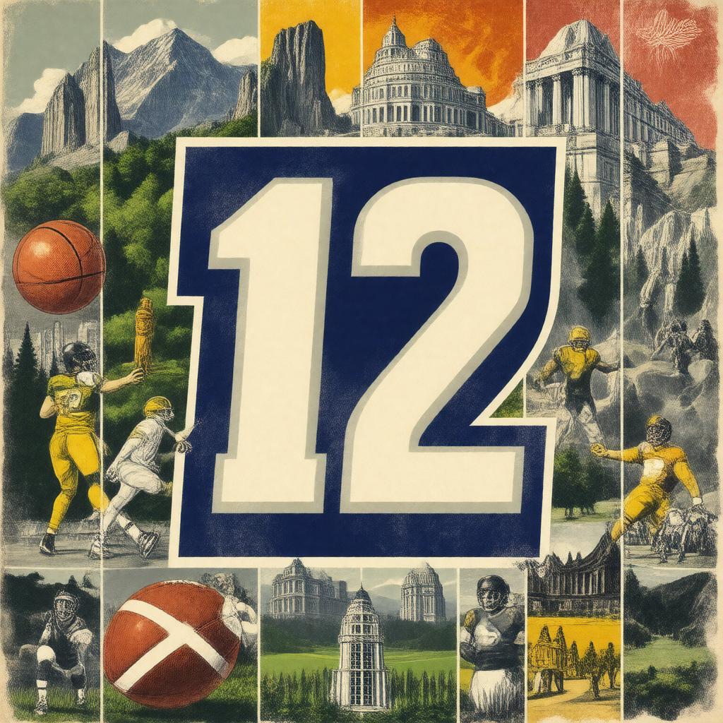 AI-created image of Pac-12 Conference