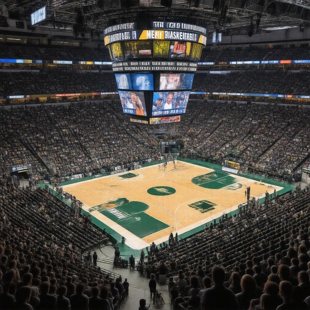 AI-created image of Pac-12 Men's Basketball Tournament