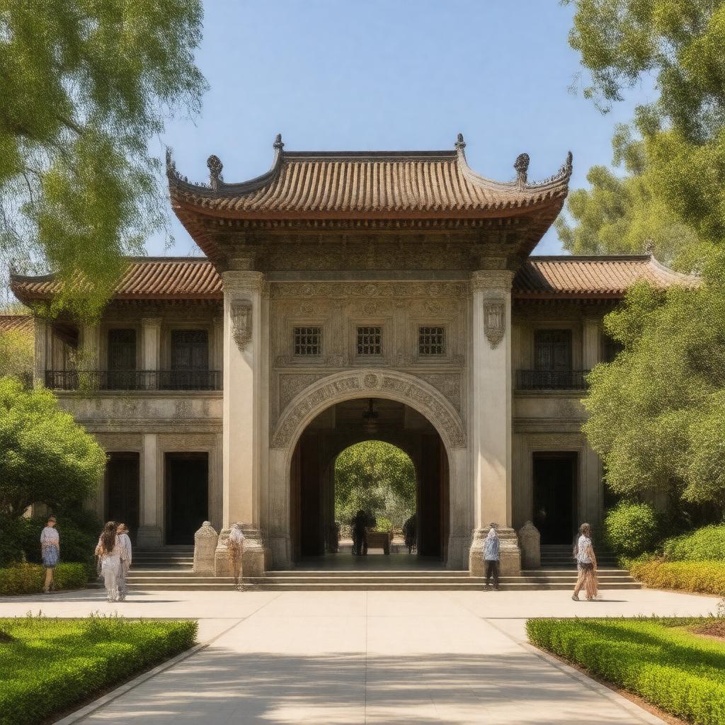 AI-created image of Pacific Asia Museum