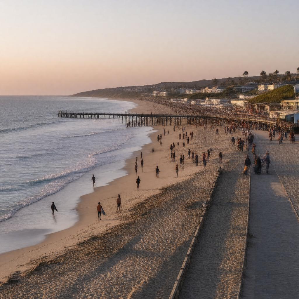 AI-created image of Pacific Beach