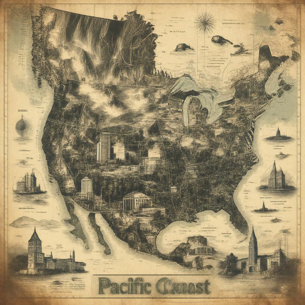 AI-created image of Pacific Coast Conference