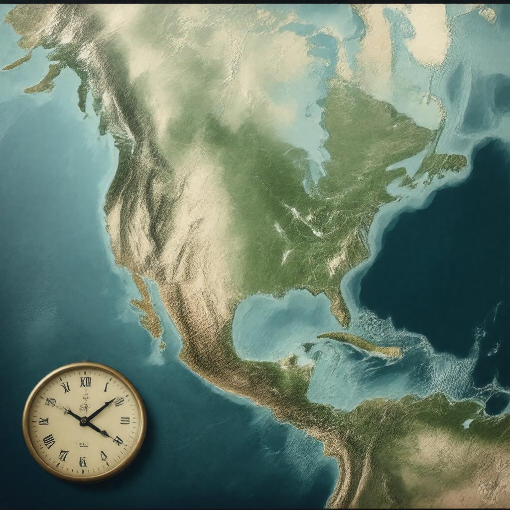 AI-created image of Pacific Daylight Time (PDT)