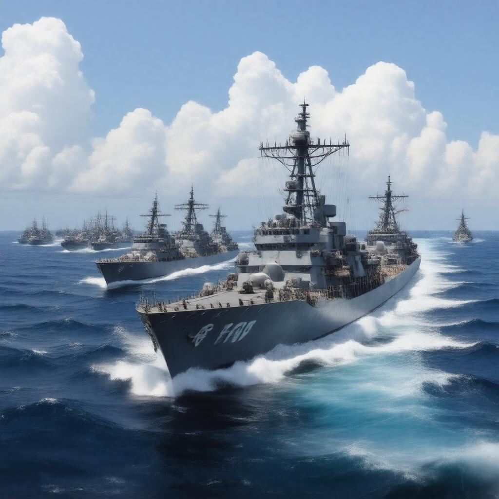 AI-created image of Pacific Fleet