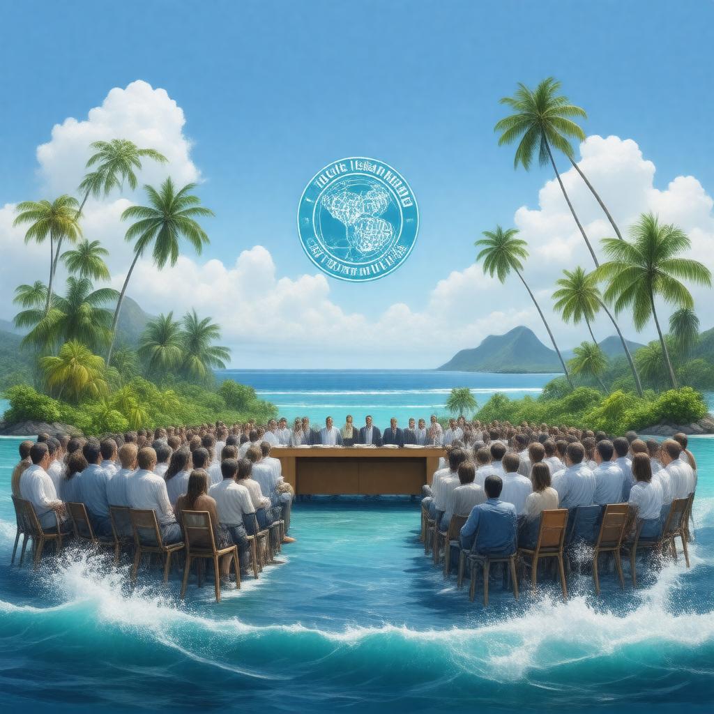 AI-created image of Pacific Islands Forum